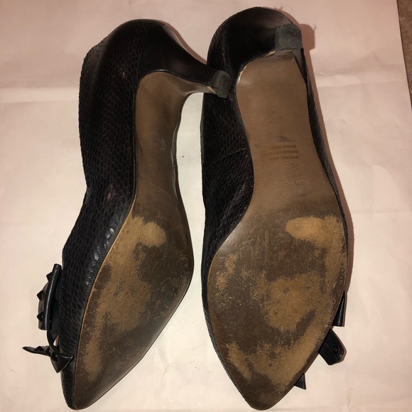 Kurt Geiger black kitten heel pump - Picture 7 of 8